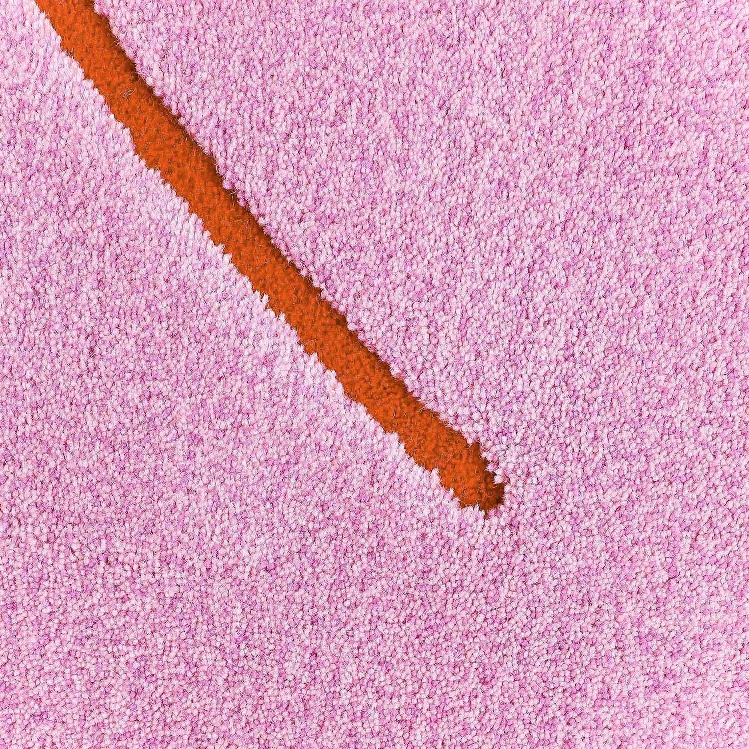 Okej - Pink Mélange Squiggle features a durable wool surface. A statement rug for your hallway, entryway or bedside.

Size: 2.5 x 8 ft 
Material: Wool
Color: Pink & Purple Mélange + Bright Orange*
Made in Sweden

*Colors may vary due to lighting and