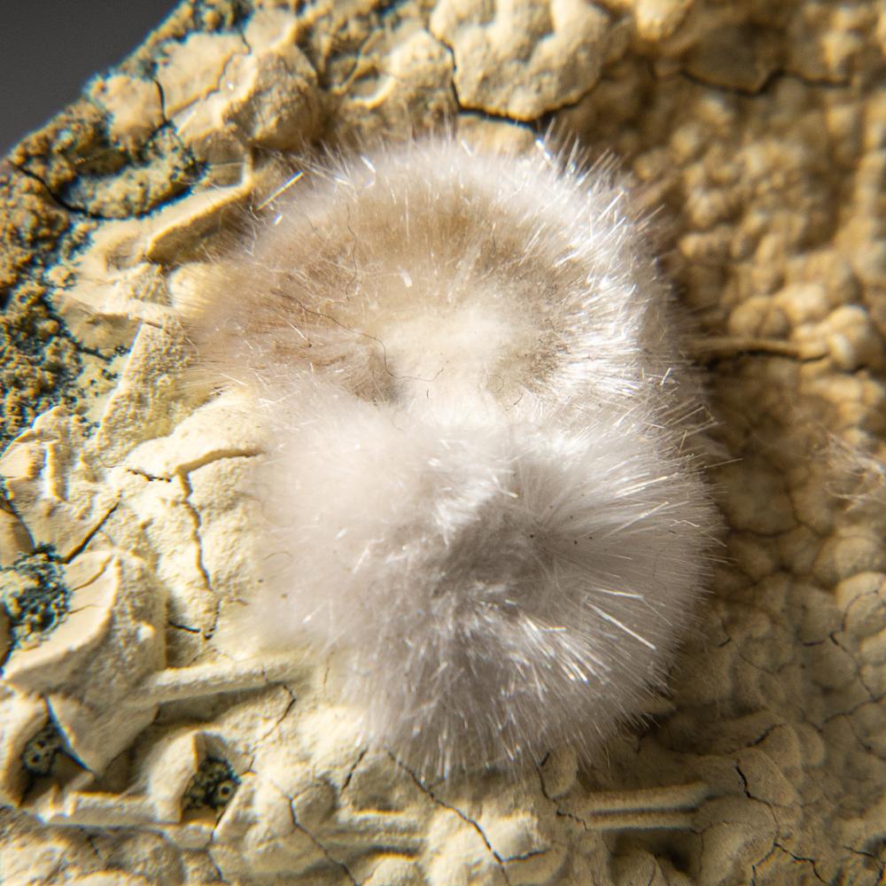 Okenite with Calcite Geode from Bombay Quarry, Mumbai, Maharastra, India In New Condition For Sale In New York, NY