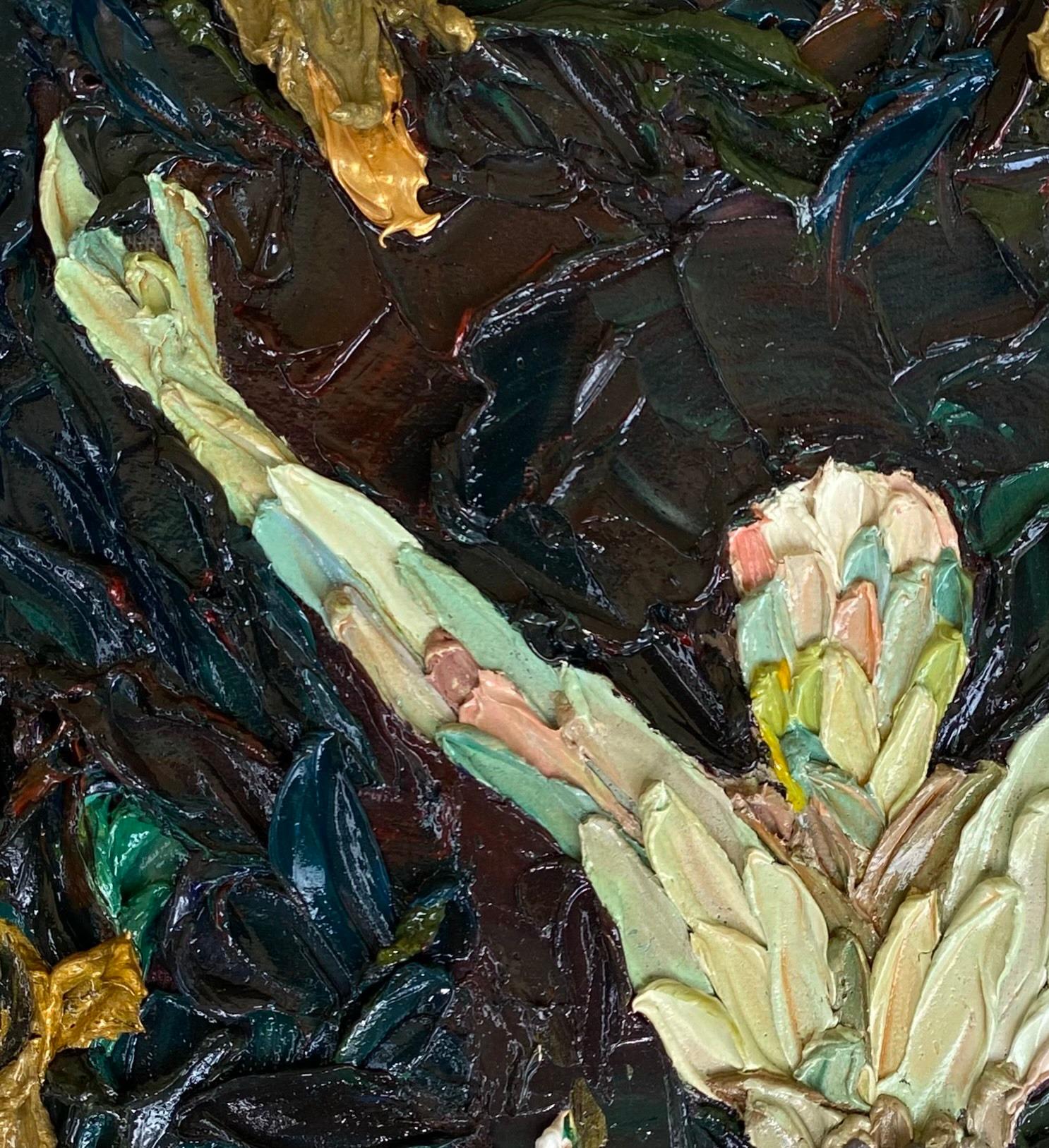 Abbondanza: Aje Ni Temi - XXI secolo, Contemporaneo, Figurativo, Miniatura - Painting di Okeowo Oluwaferanmi