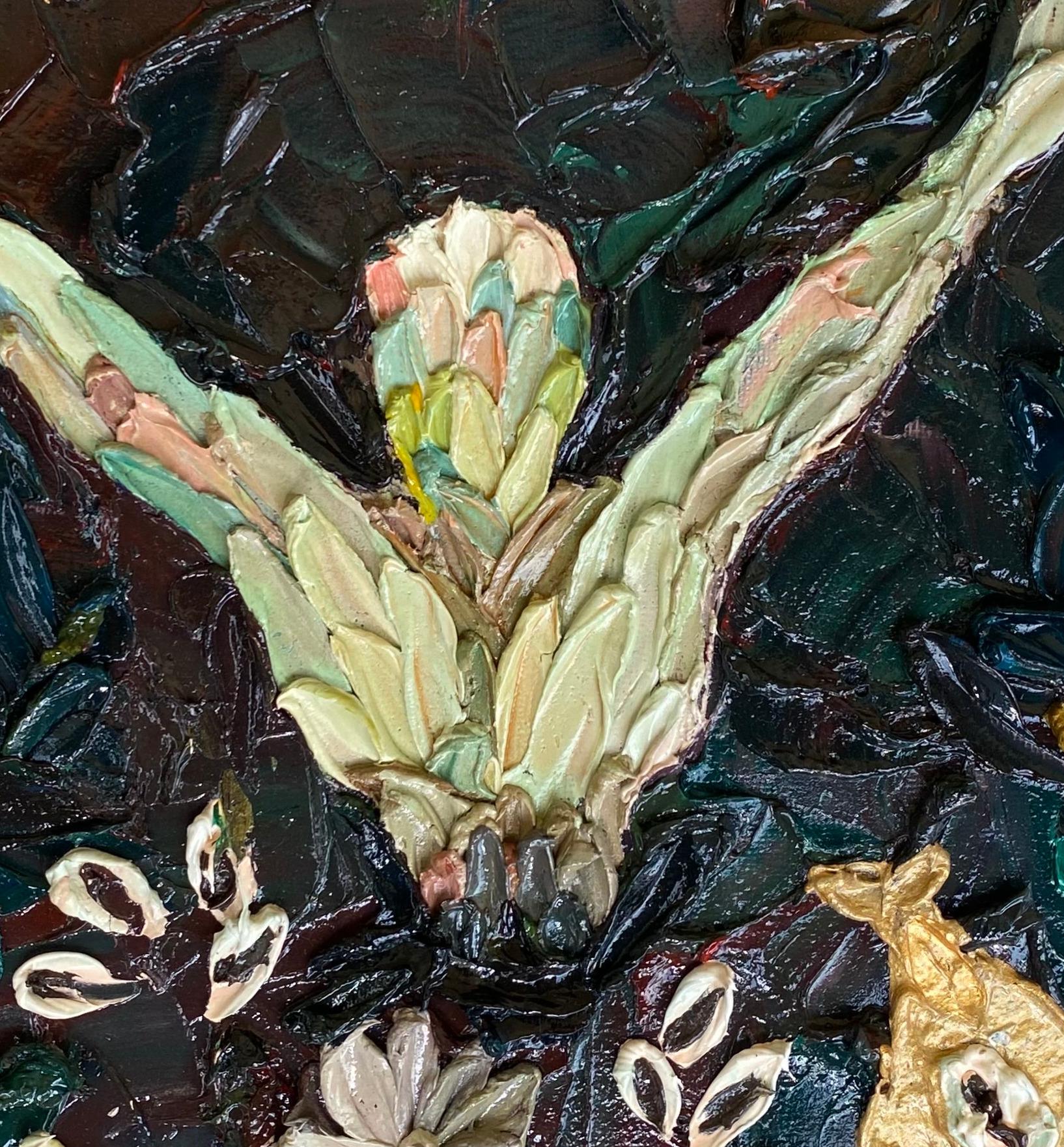 Abbondanza: Aje Ni Temi - XXI secolo, Contemporaneo, Figurativo, Miniatura in vendita 2