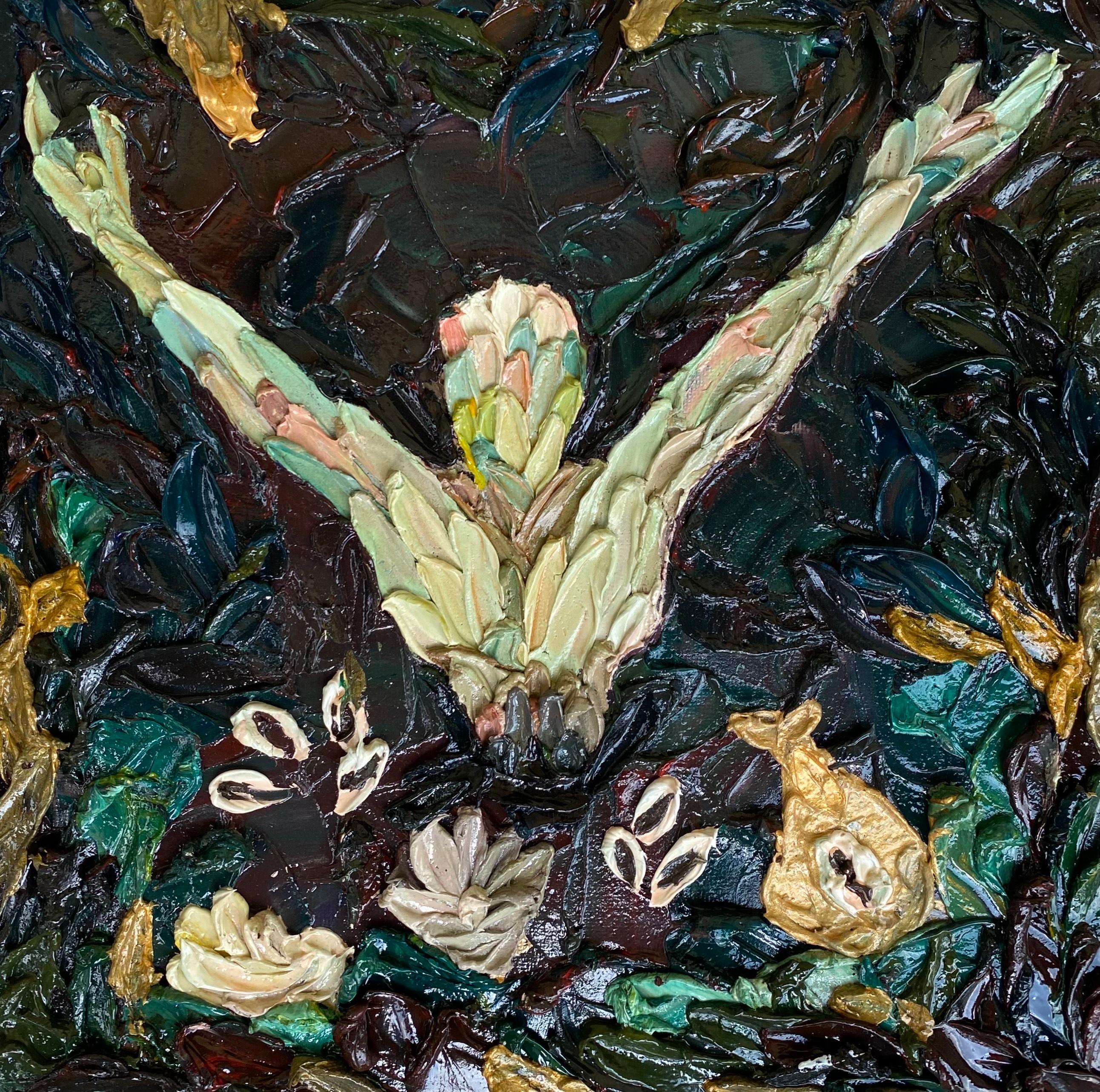 Portrait Painting di Okeowo Oluwaferanmi - Abbondanza: Aje Ni Temi - XXI secolo, Contemporaneo, Figurativo, Miniatura