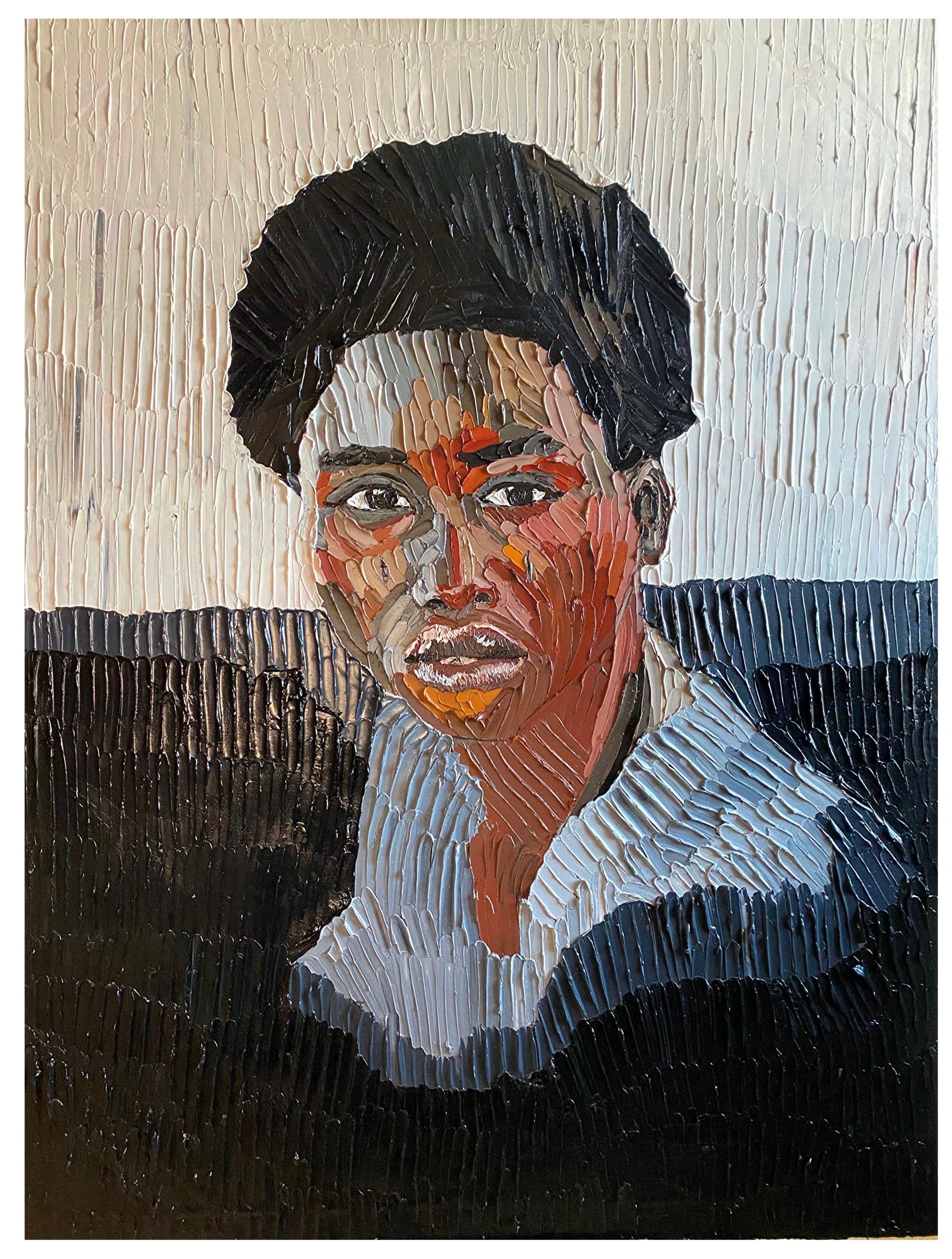 Okeowo Oluwaferanmi Portrait Painting - In Her Prime