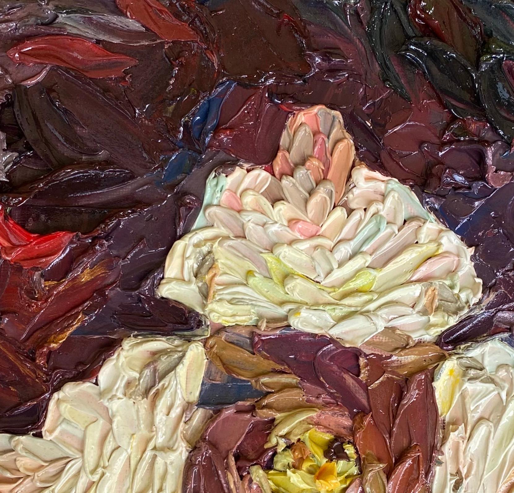 Trio Portales : Part of the Becoming - 21e siècle, Contemporary, Miniature - Painting de Okeowo Oluwaferanmi