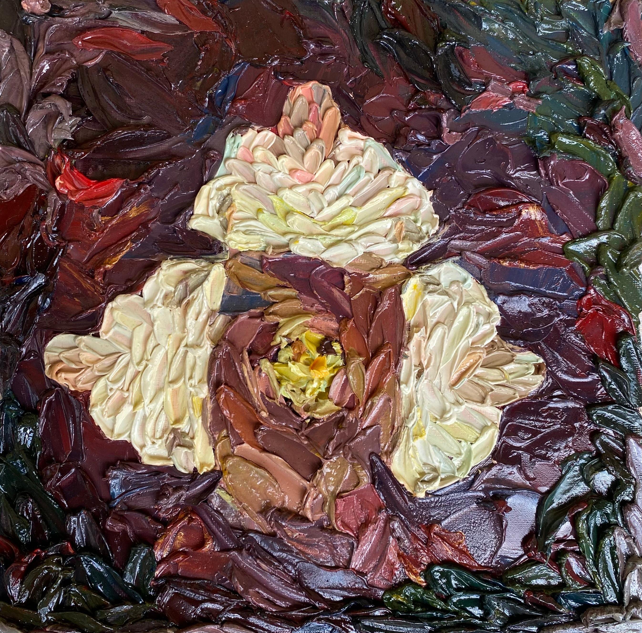Portrait Painting Okeowo Oluwaferanmi - Trio Portales : Part of the Becoming - 21e siècle, Contemporary, Miniature