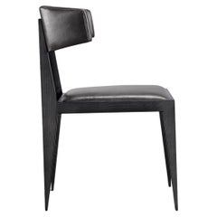 OKHA, "Verb", Dining Chair Leather Upholstered for Lauren Ashley / CoLab House