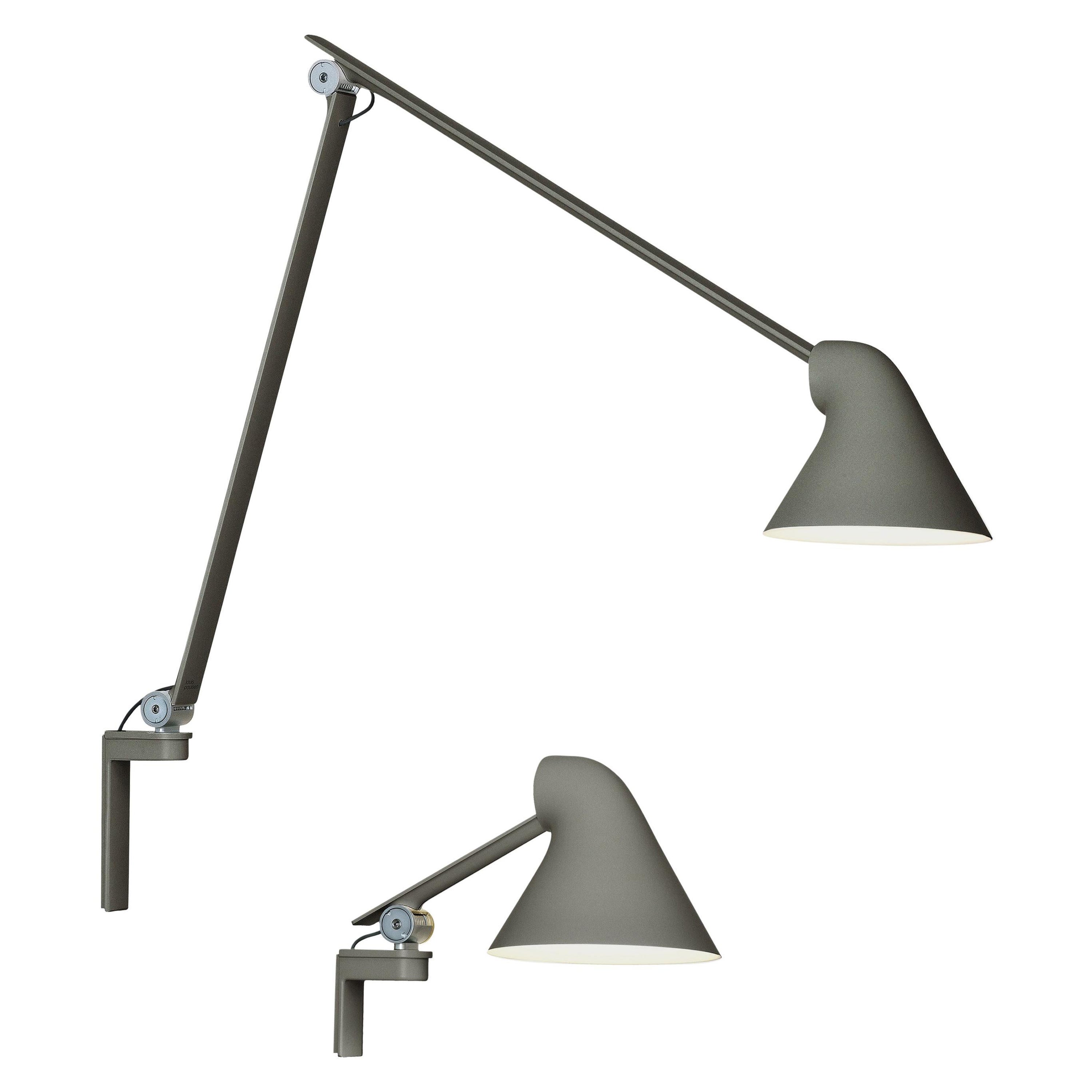 Oki Sato NJP Grey Large Wall Light for Louis Poulsen
