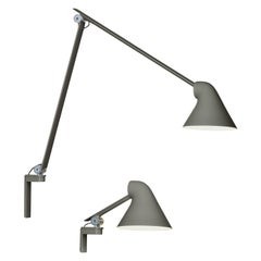 Oki Sato NJP Grey Large Wall Light for Louis Poulsen
