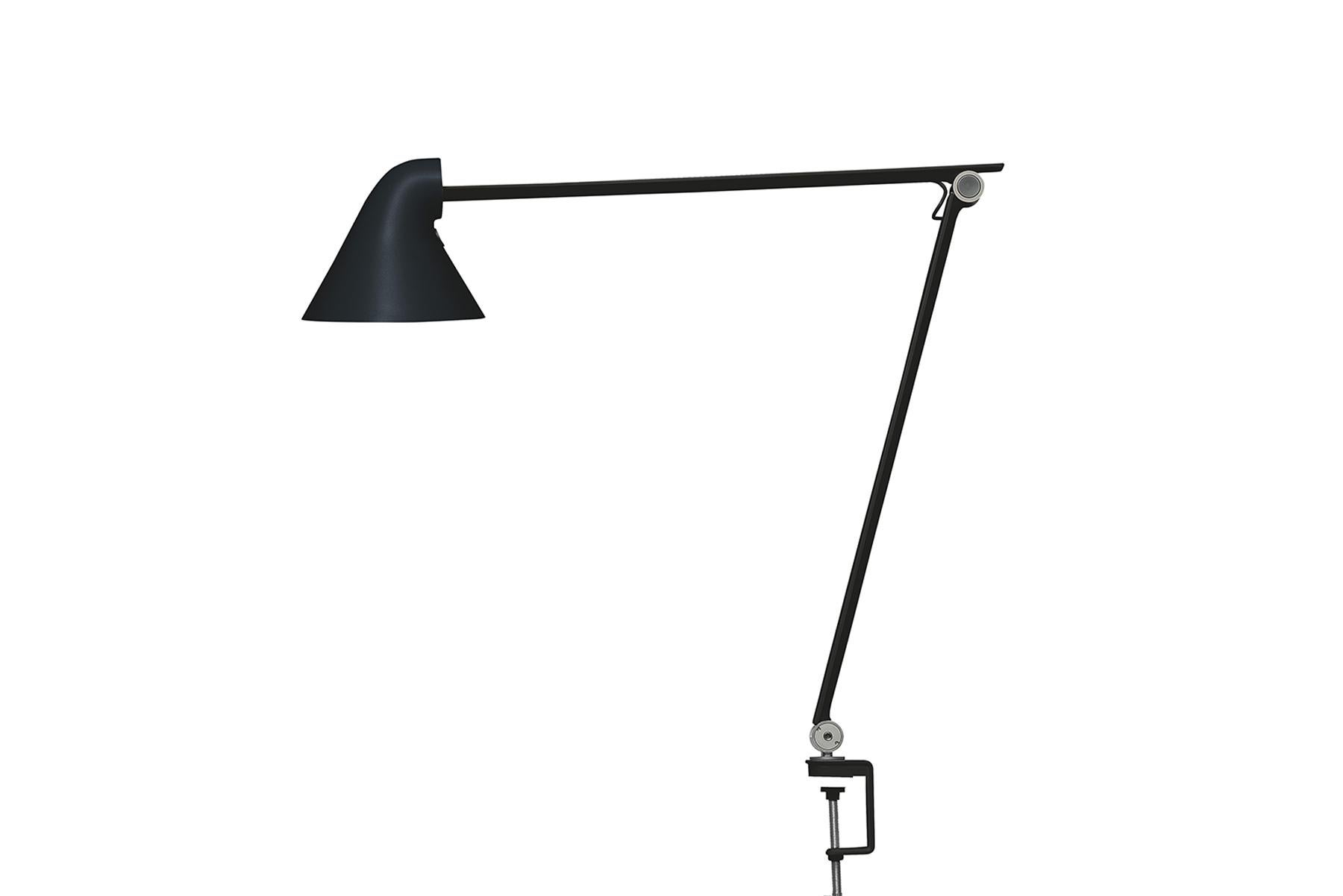 Americano Lampada da tavolo Oki Sato Njp con morsetto in vendita