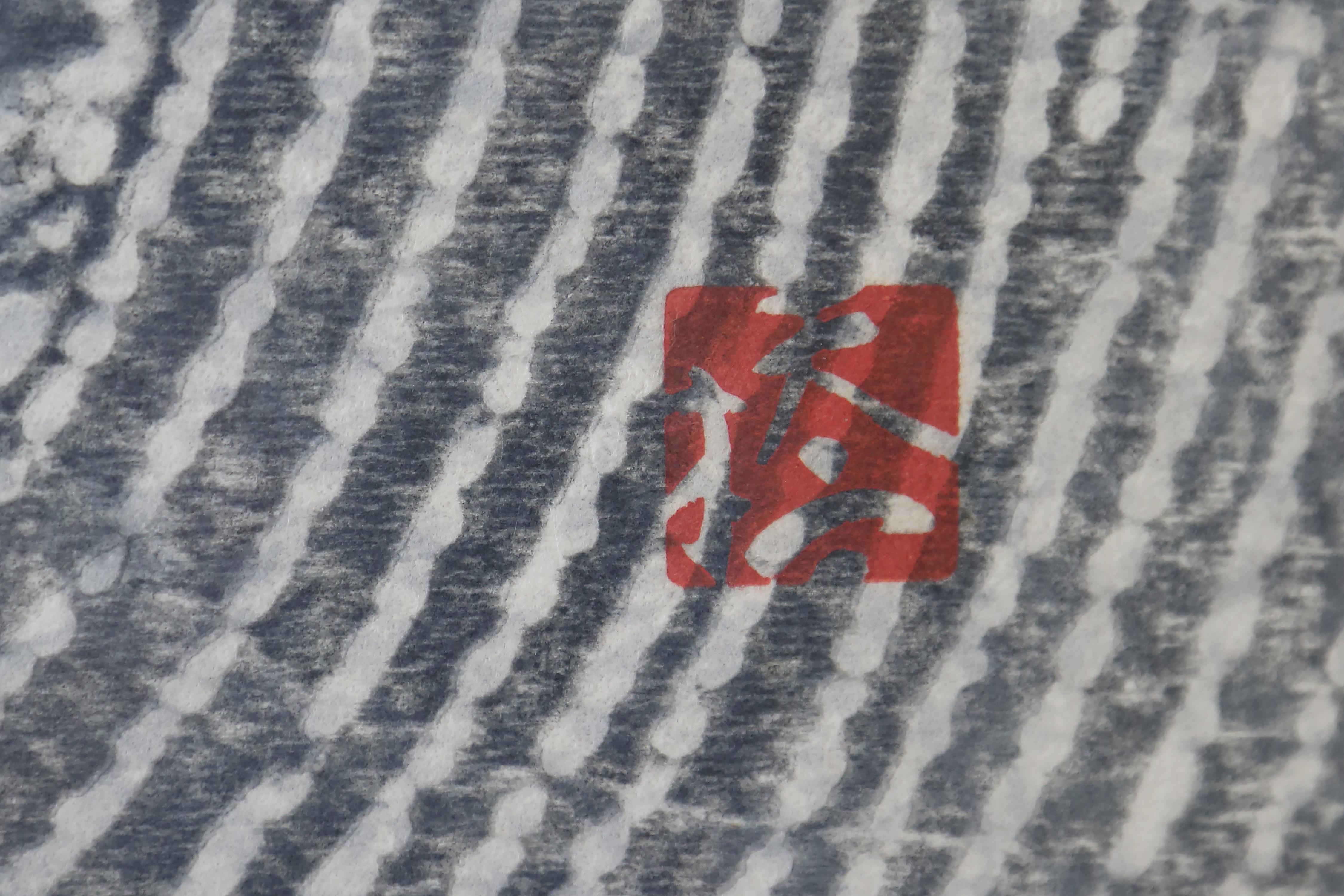 Japanese Okiie Hashimoto (1899-1993) Stone and Sand Garden, Woodcut, 1961 46/50 For Sale