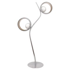 Lampadaire Totem Okio en chrome premium par Concept Verre