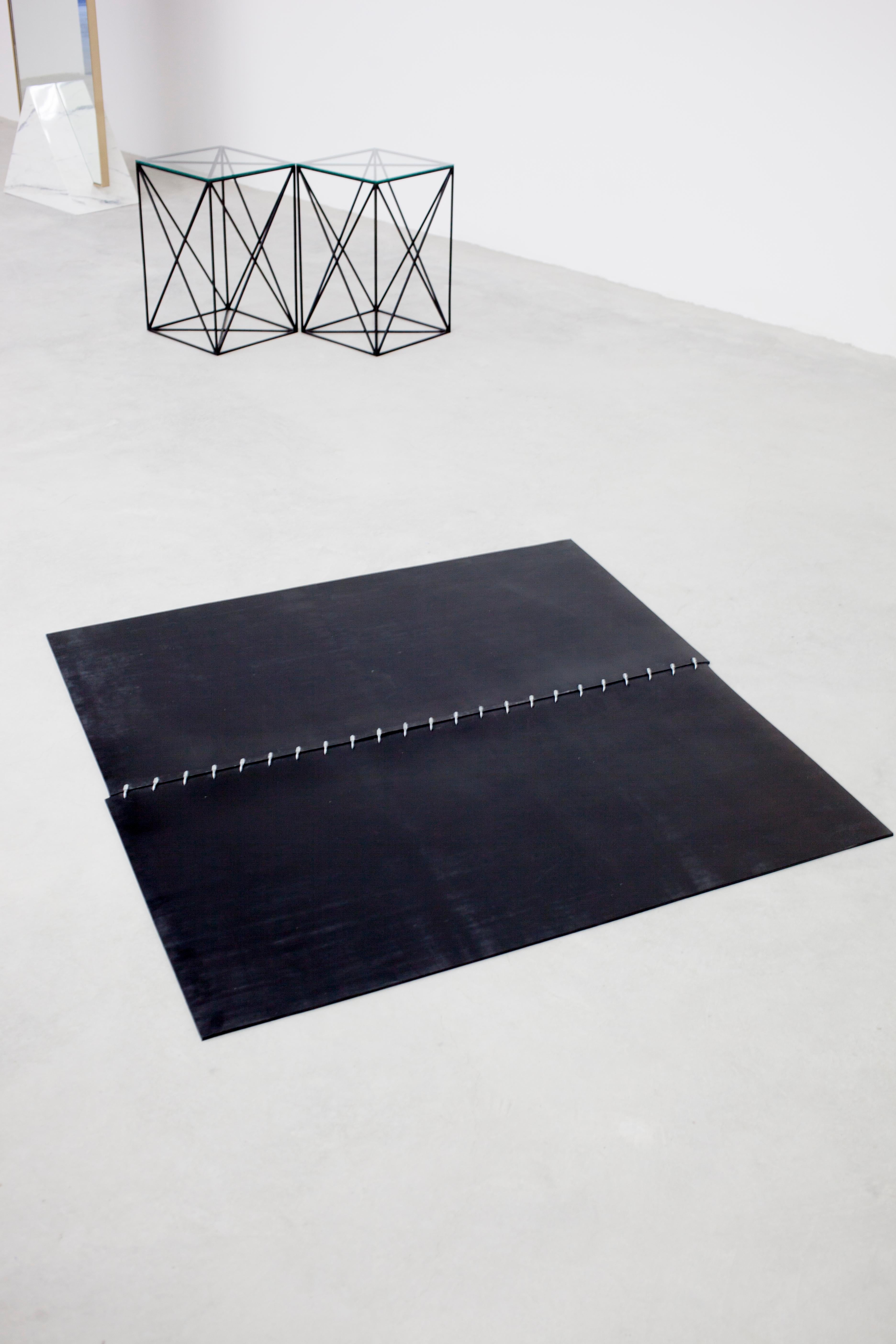 Modern Okipa Rubber Rug by Material Lust For Sale