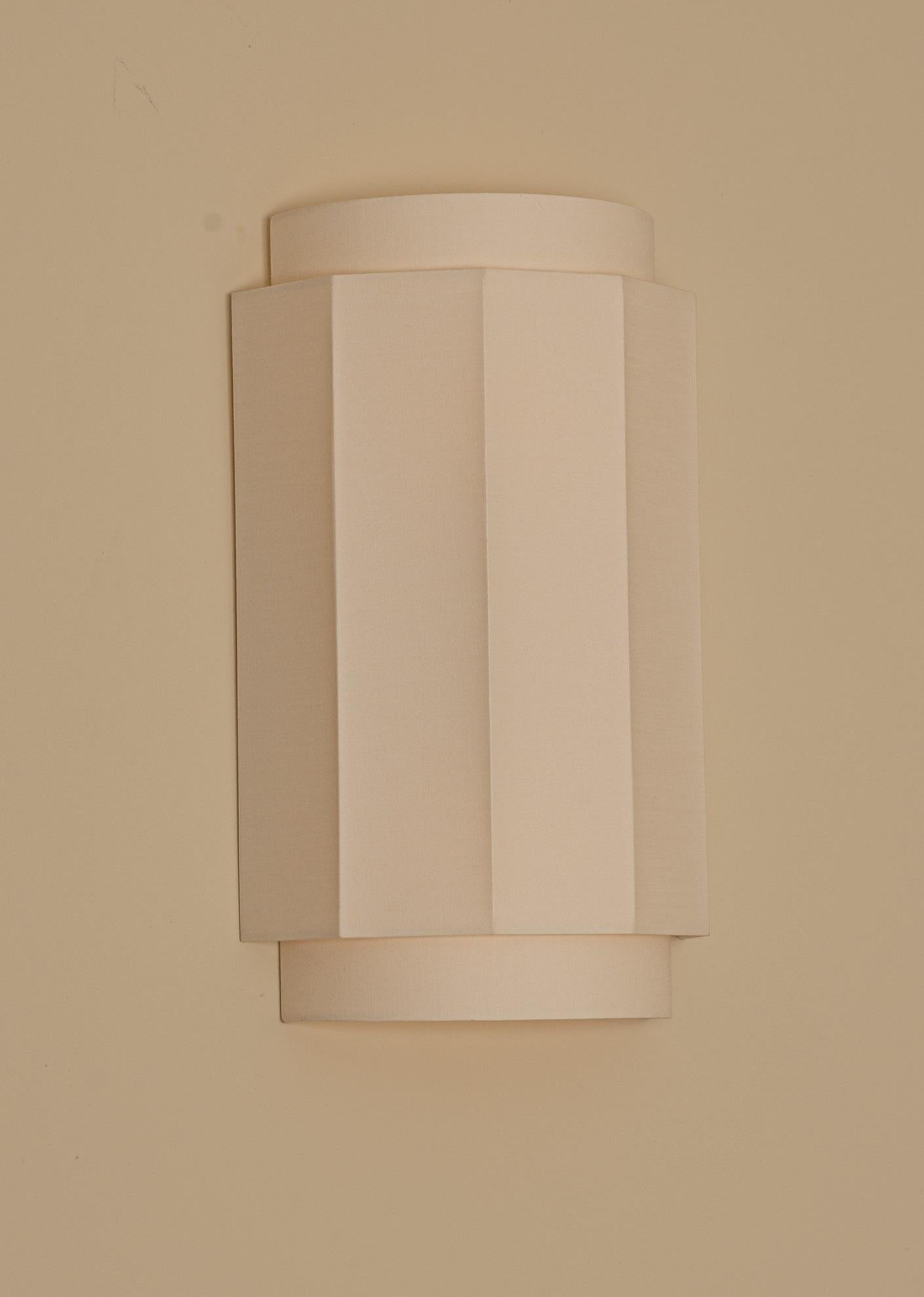 Post-Modern Okla Cotton Wall Sconce by Simone & Marcel For Sale