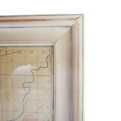 Oklahoma City Map in Large Frame, 1977