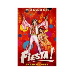 1975 original poster by Okley - Mogador Théâtre Henri Varna - Fiesta