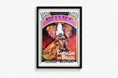 Originalplakat für „Fantasias do Brasil“ in der Eldorado-Musikhalle von Okley