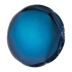 Oko 150 Deep Space Blauer Wandspiegel aus Edelstahl von Zieta