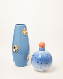 Vase OKO / Or / Denim de Malwina Konopacka