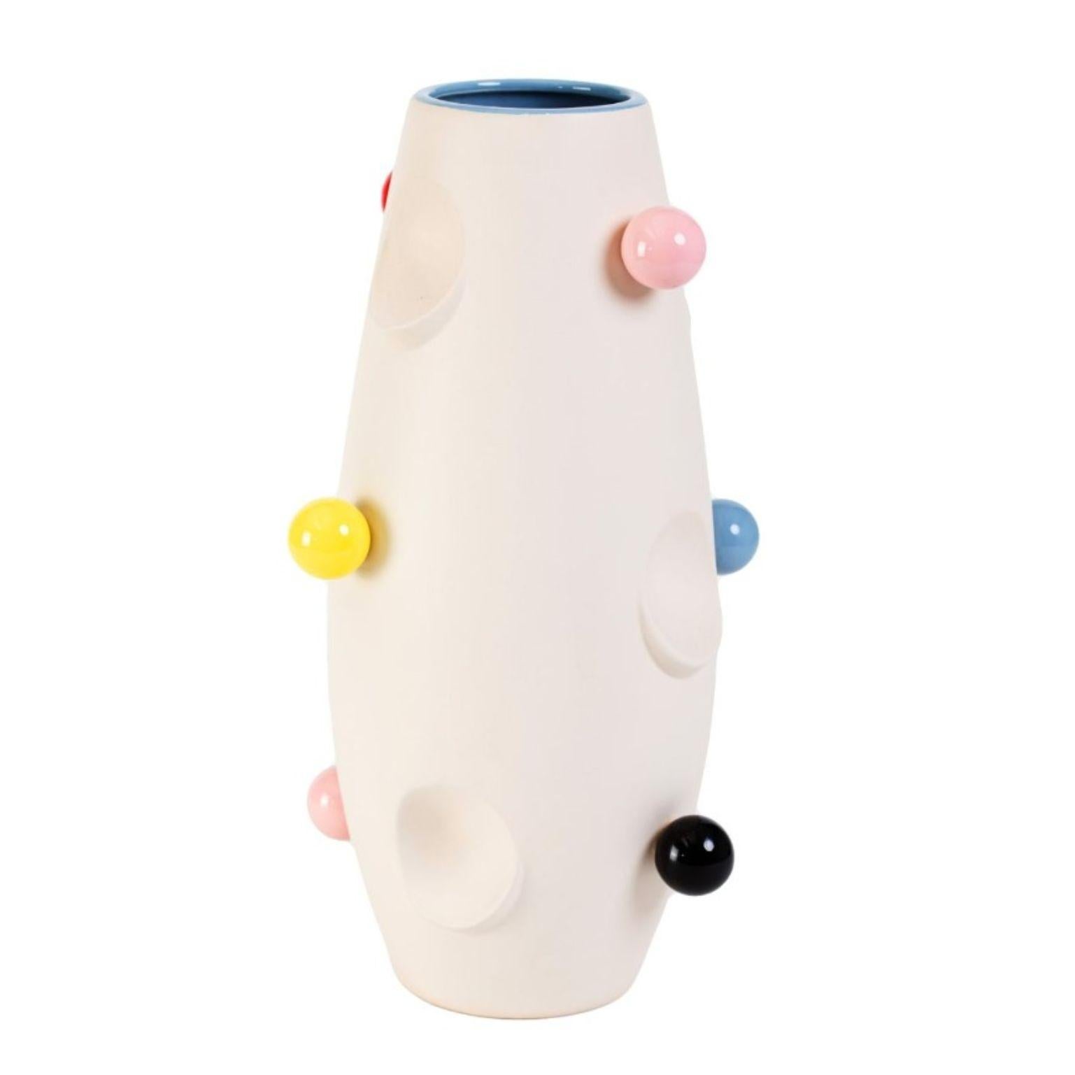 Oko Pop Ceramic Vase, Circus by Malwina Konopacka In New Condition In Geneve, CH
