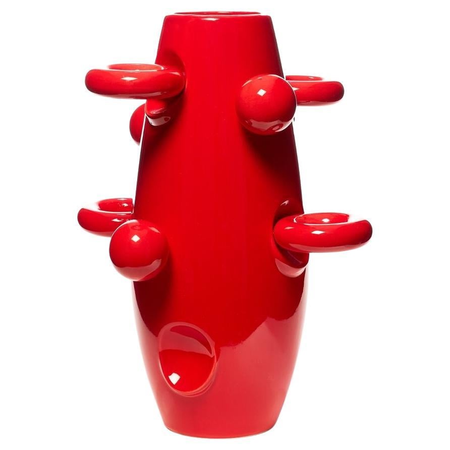 OKO / Red / Rocket Vase by Malwina Konopacka