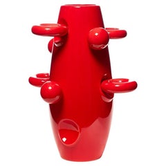 OKO / Red / Rocket Vase by Malwina Konopacka