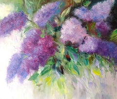 Lilac. Floral original painting