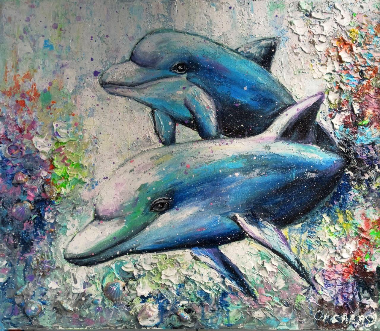Animal Painting di Oksana - "Armonia del mare"