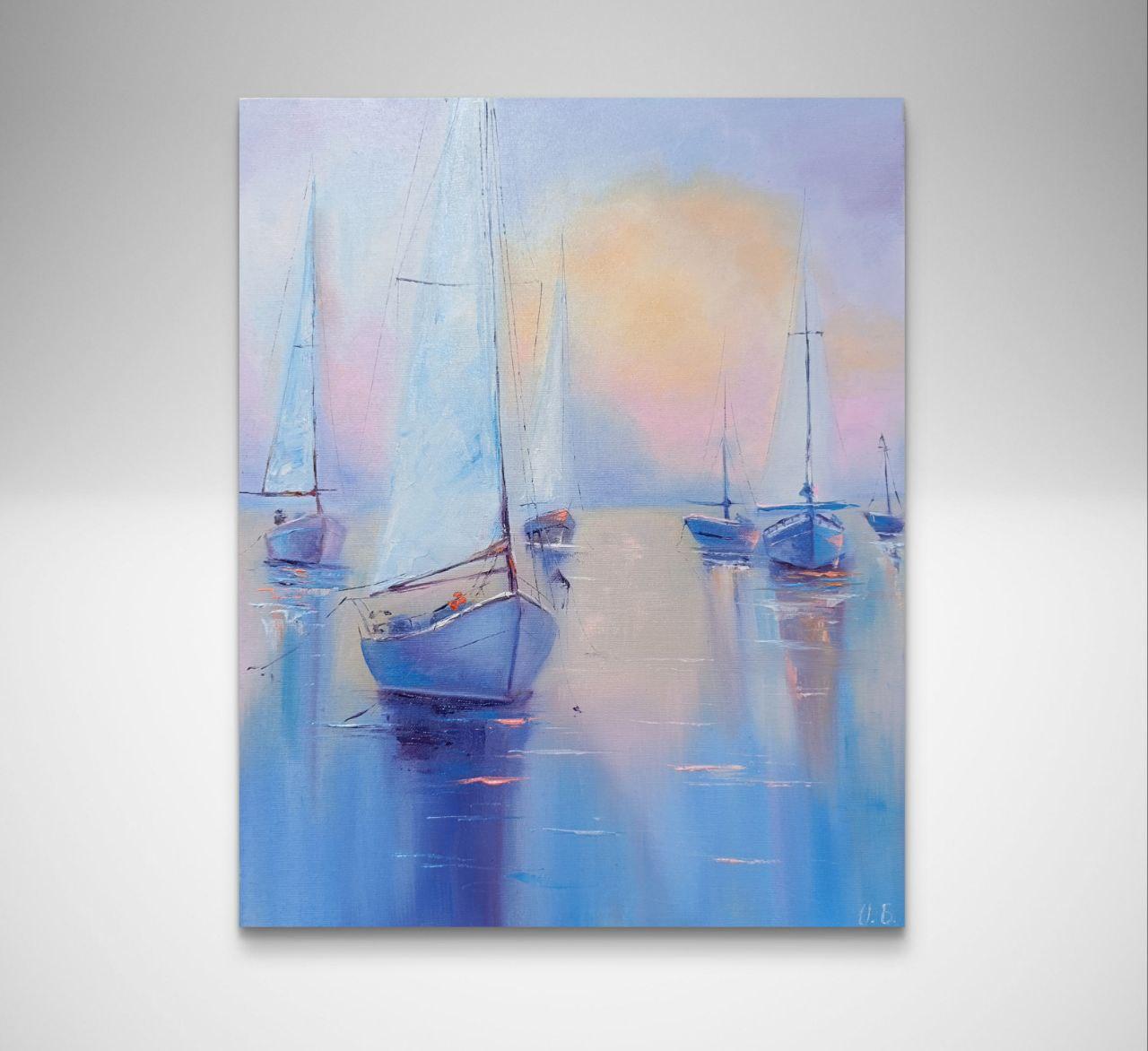 Yates. pintura al óleo en venta 1