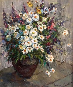 Flowers from the Field, Original oil Painting, Ready to Hang