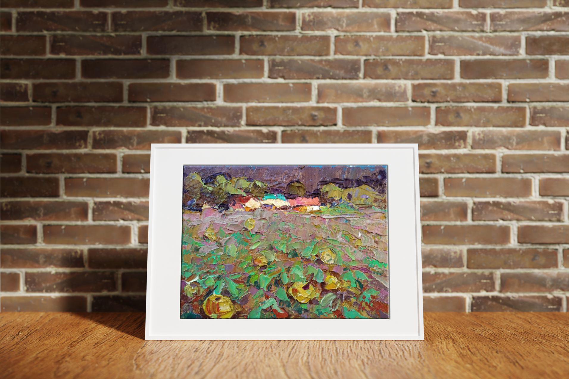 In the Garden, Original oil Painting, Ready to Hang 2