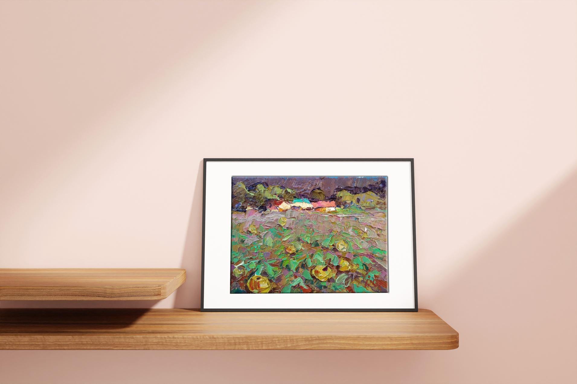 In the Garden, Original oil Painting, Ready to Hang 3