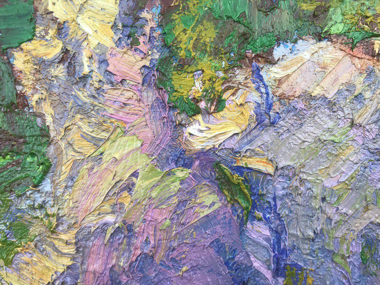 In the Meadow, landscape, Impressionism, Original oil Painting, Ready to Hang For Sale 1
