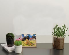 Summer hot Day, Original oil Painting, Ready to Hang