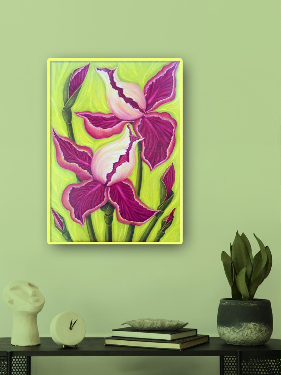 Abstract singing fantasy flowers. Butterfly flowers For Sale 1