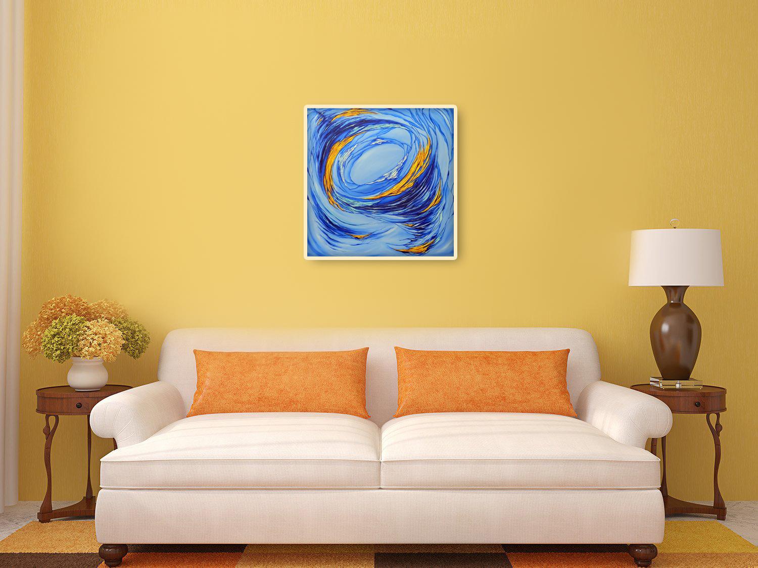 Vortice astratto - Painting Astratto di Oksana Kulik 