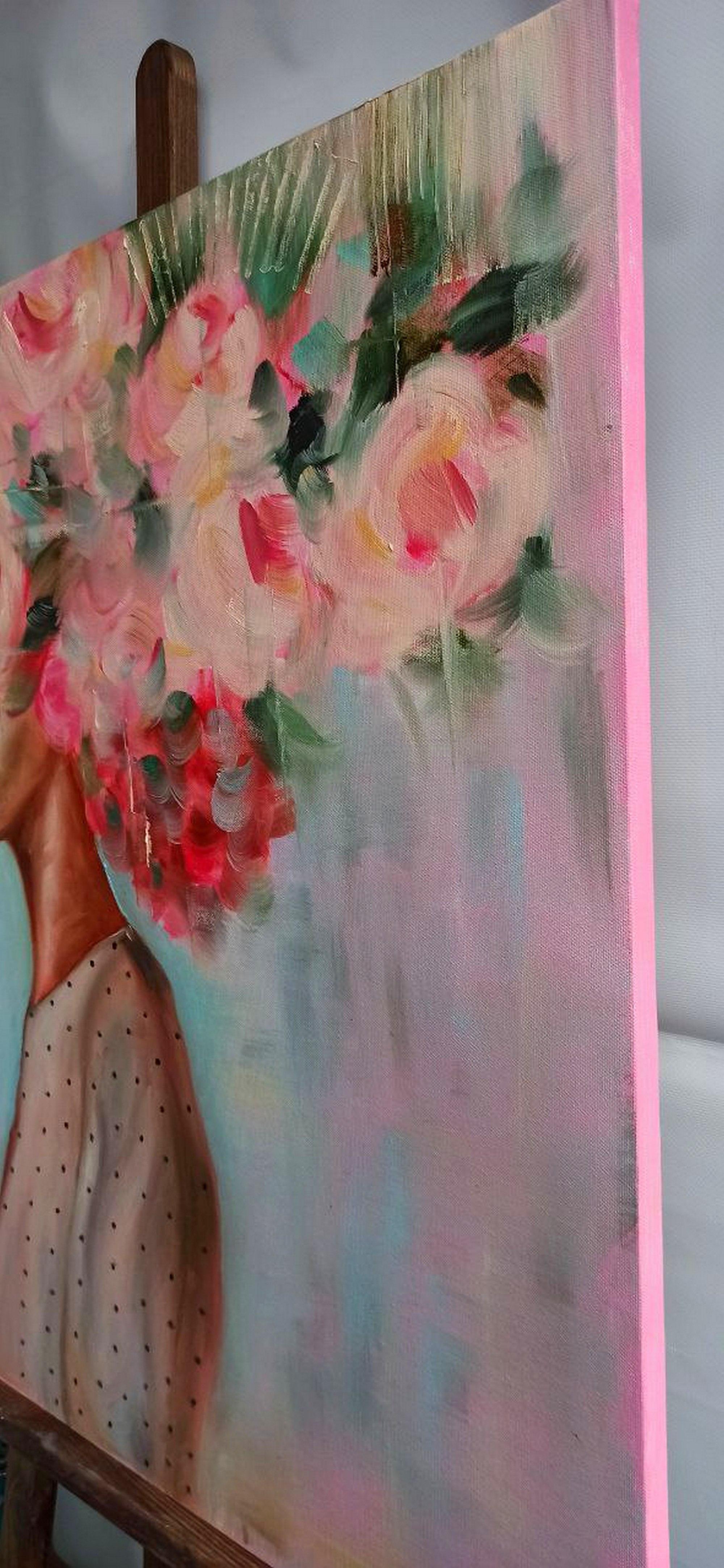 Chica a la moda. Pintura original en venta 2