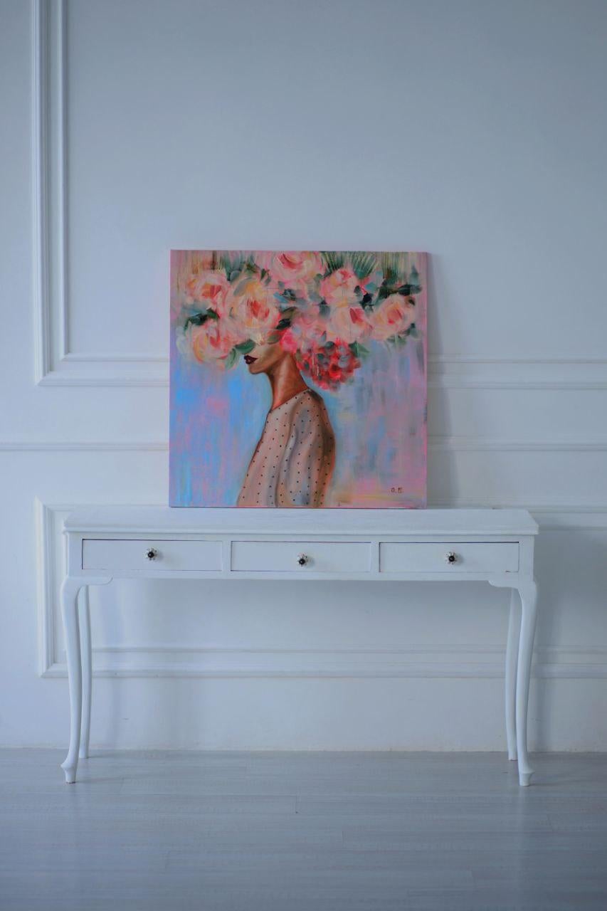 Chica a la moda. Pintura original en venta 3