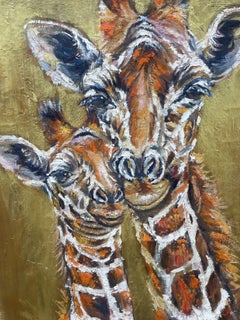 High on Love, Impressionist Animal Painting, Oil on Canvas, 2026