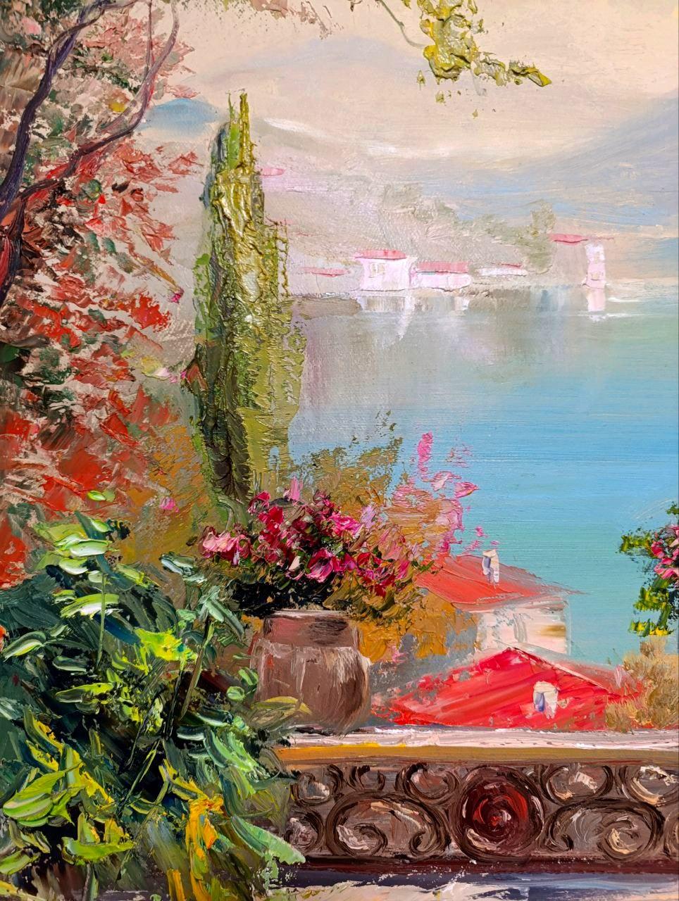 “Sunny Italy”. Original painting - Impressionist Painting by Oksana 