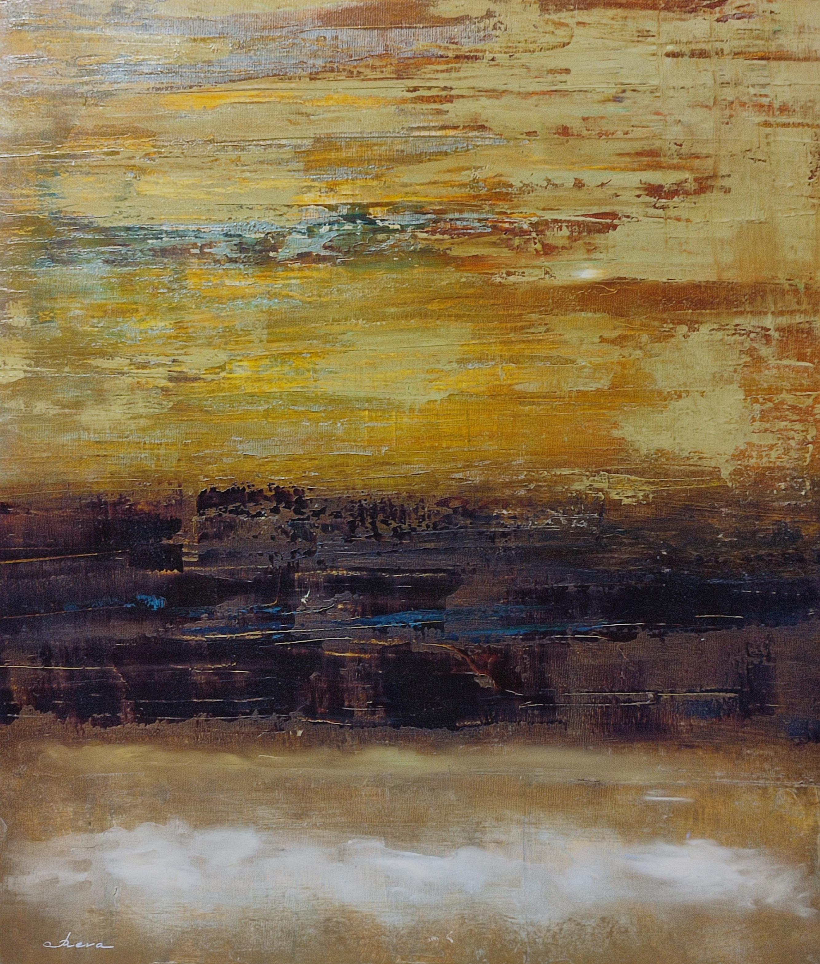 Oksana Reva Landscape Painting – VEIL