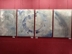 A Series of Four Paintings — Breath, Abstract Painting, Acrylic on Canvas