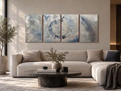 A Series of Four Paintings — Breath, Abstract Painting, Acrylic on Canvas