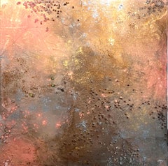 Code L-13.  LED Installation Hi-tech Modern Geometric Abstract Brown Silver Dust