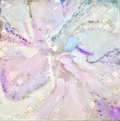 Code LI-L4. LED Installation Hi-tech Modern Geometric Abstract Art