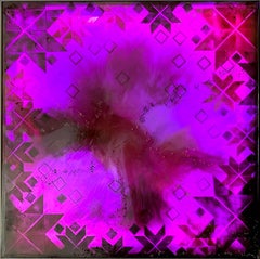 Code LI-L3. LED Installation Hi-tech Modern Geometric Abstract Art