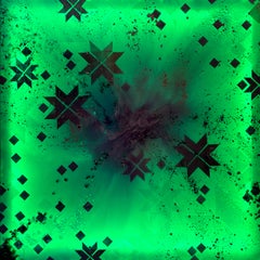 Code LI-M5. LED Installation Hi-tech Modern Geometric Abstract Art