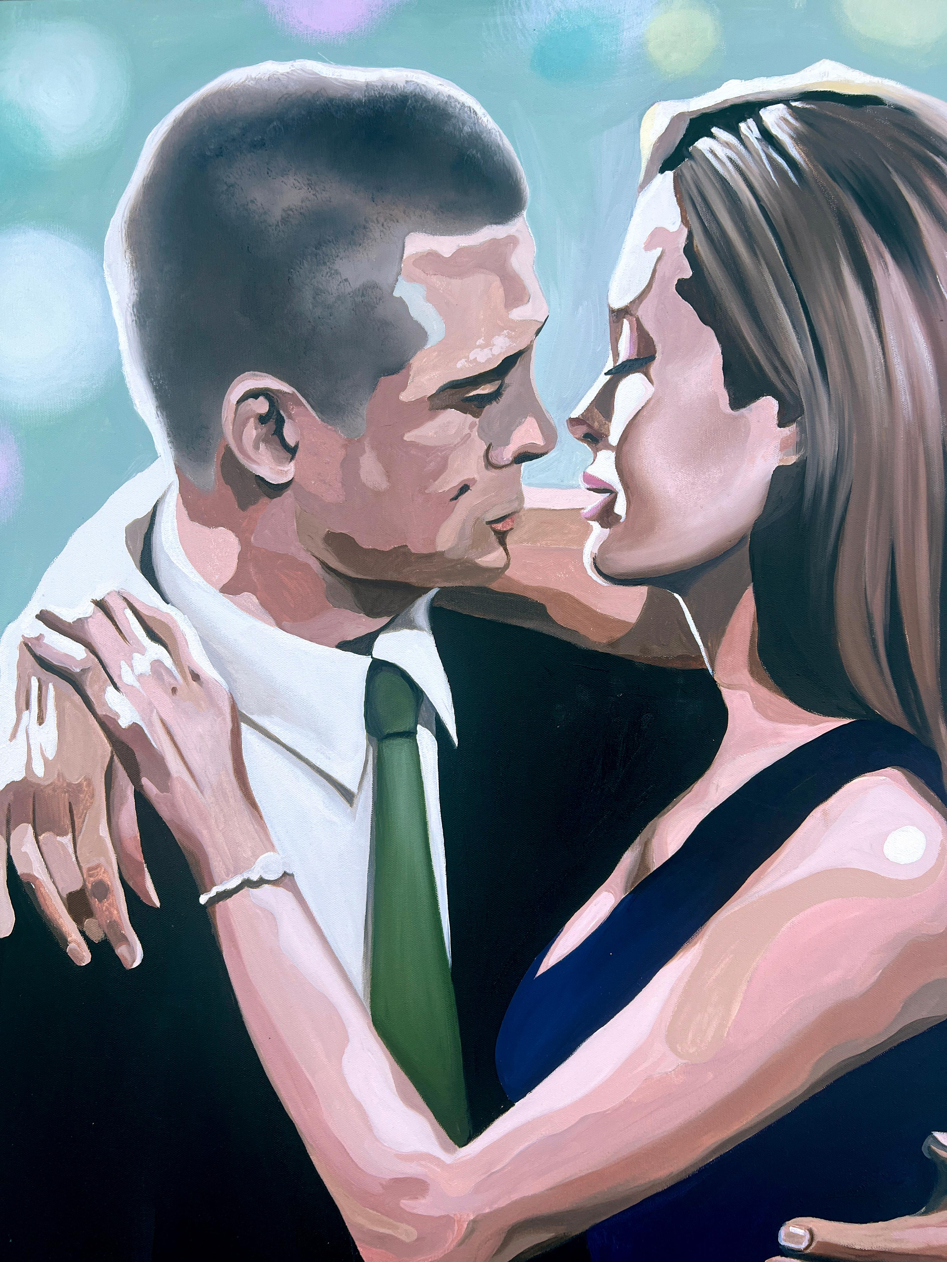 Angie&Brad - Painting by Oksana Tanasiv