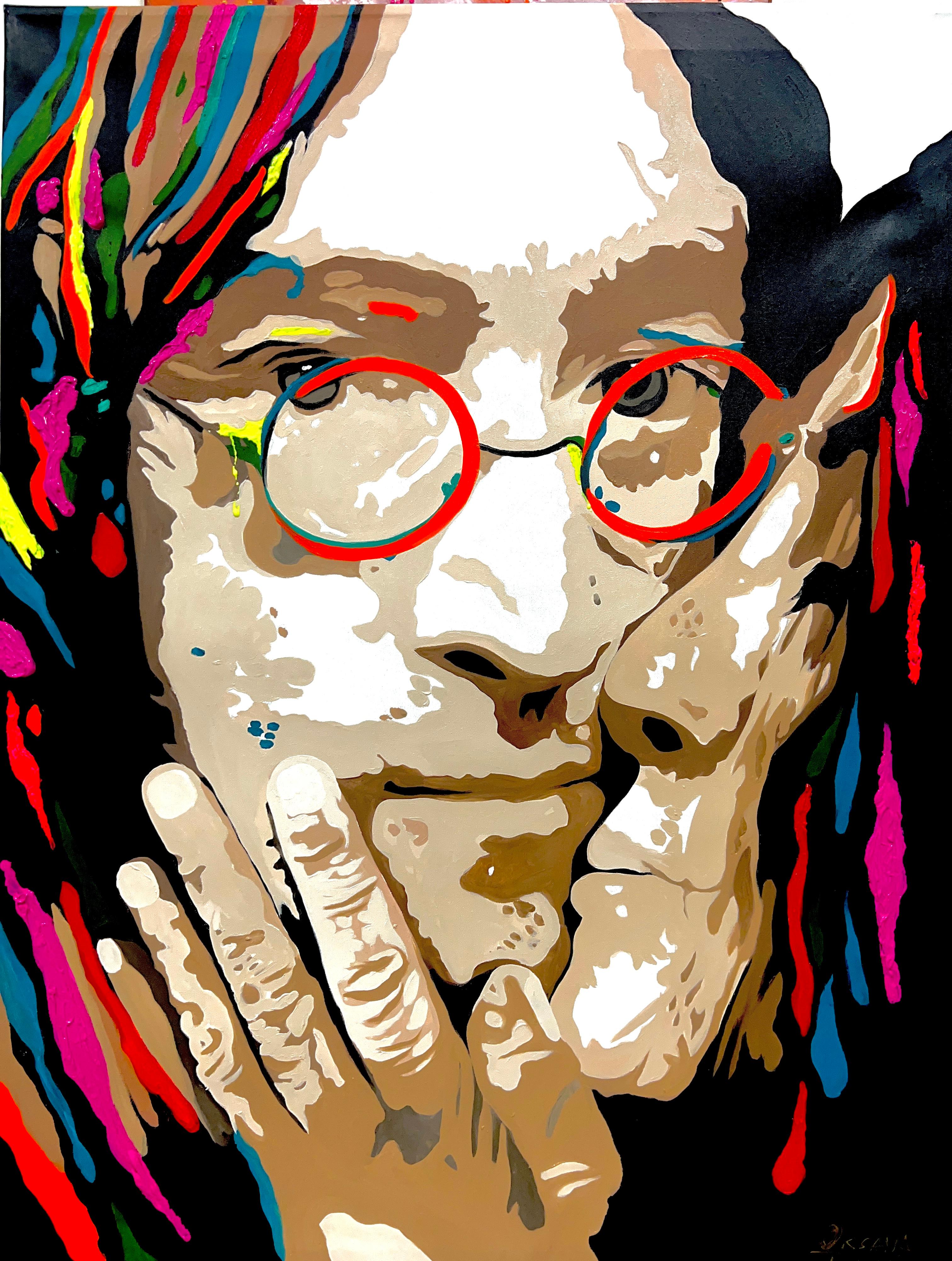 John Lennon& Yoko Ono Celebrities Portraits Pop Art