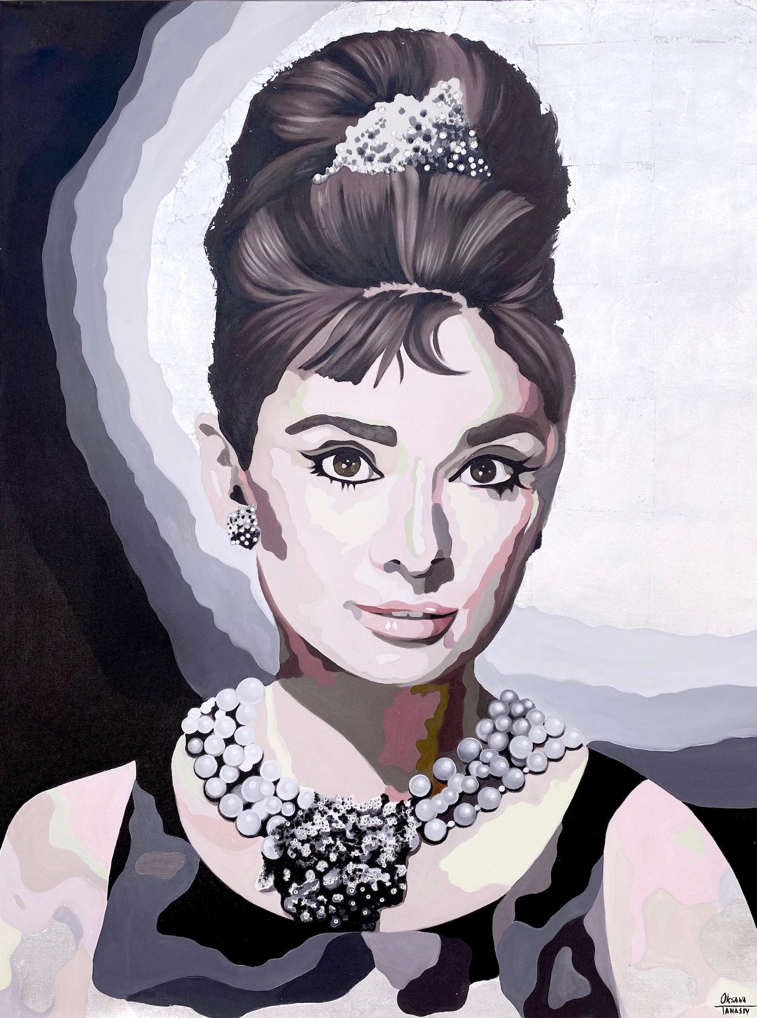 Portrait Print Oksana Tanasiv - Audrey Hepburn