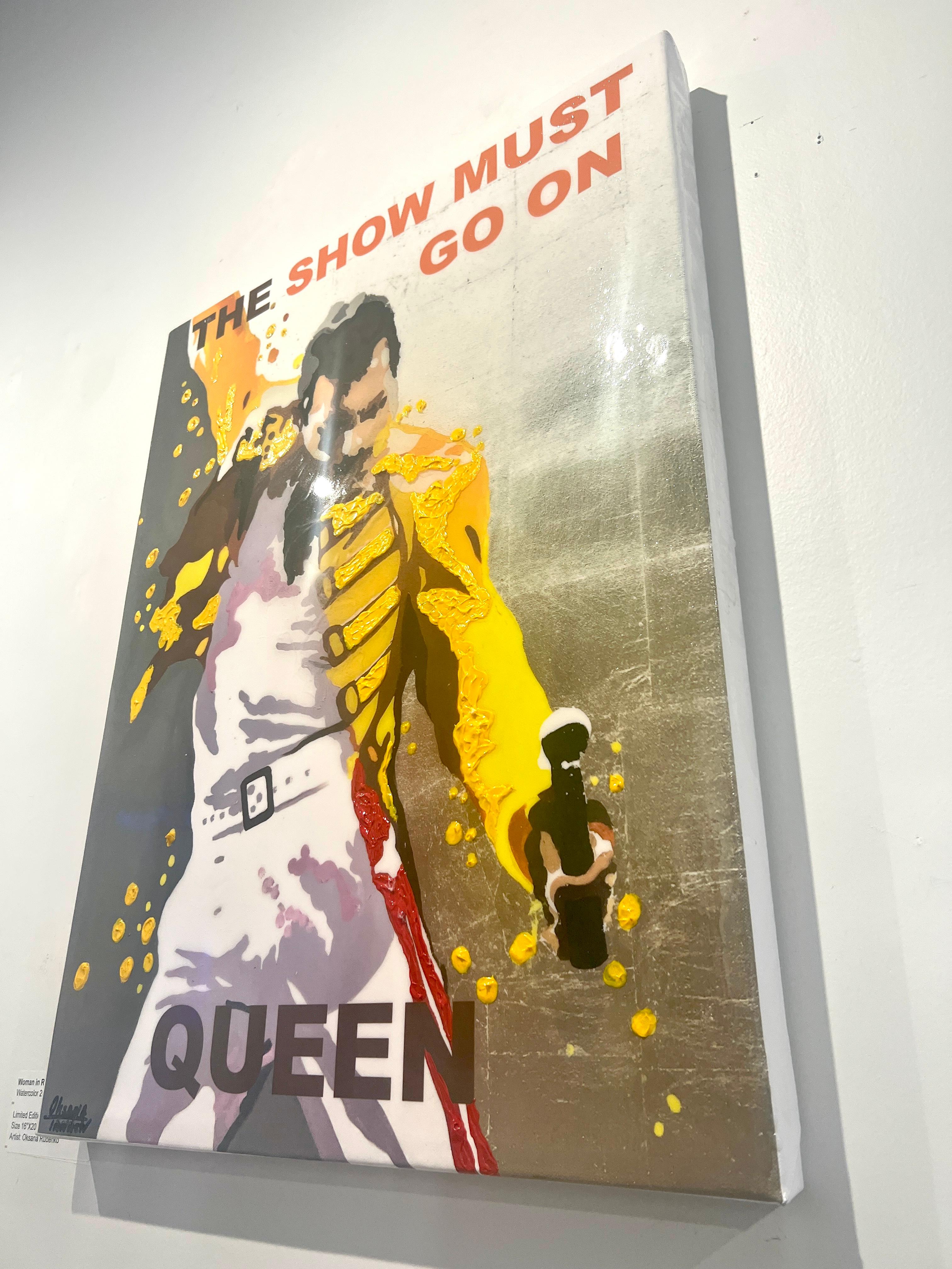 Freddie Mercury. Portraits de célébrités, Pop-art. en vente 1