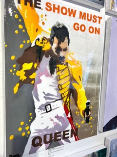 Freddie Mercury. Celebrities Portraits, Pop-art.